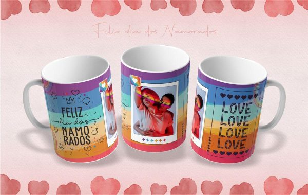 Caneca Tema Lgbt Com Foto Em Stock